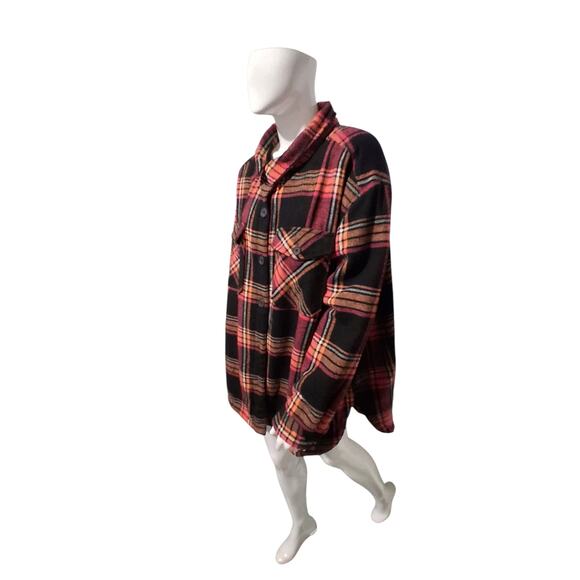 Members Mark Womens XXL Insulated Flannel Plaid Lumber Jack Cozycore Work Shaket - Picture 9 of 16